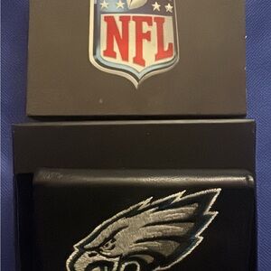 NFL Black Wallet with Team Logo